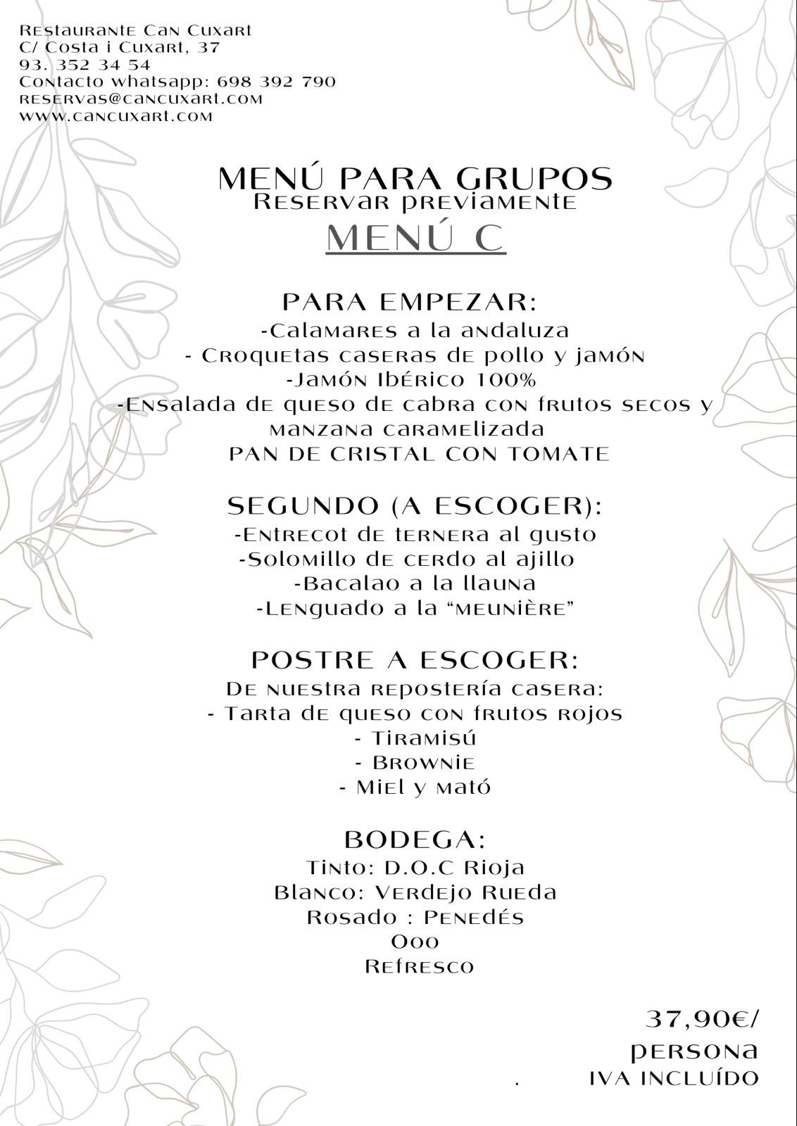 MENU C